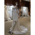 European Trendy Ivory New Arrival Real Sample Wedding Dress